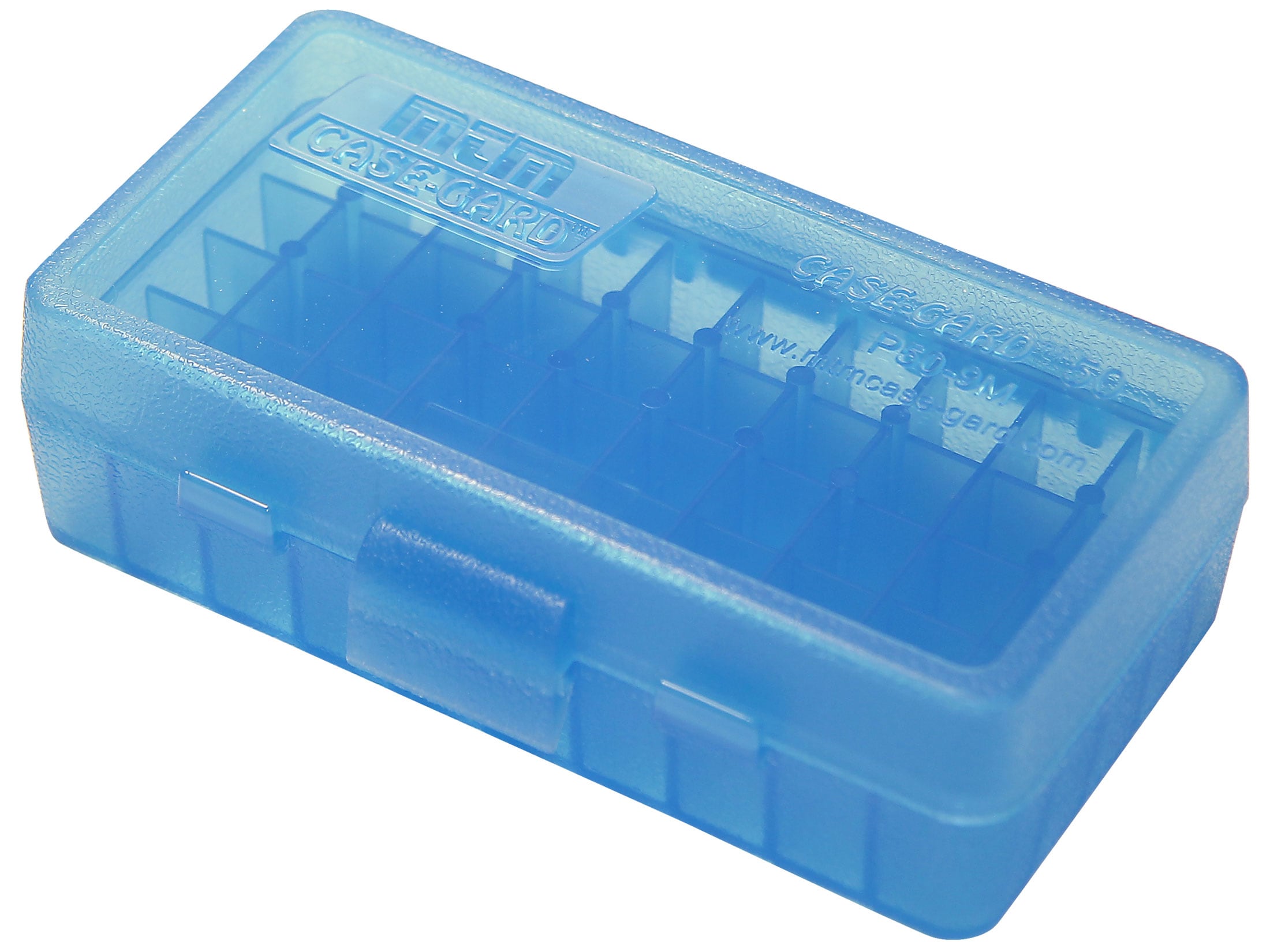 50 Round 9MM BERRY'S PLASTIC AMMO BOXES 380 FAST SHIPPING 10 SMOKE 