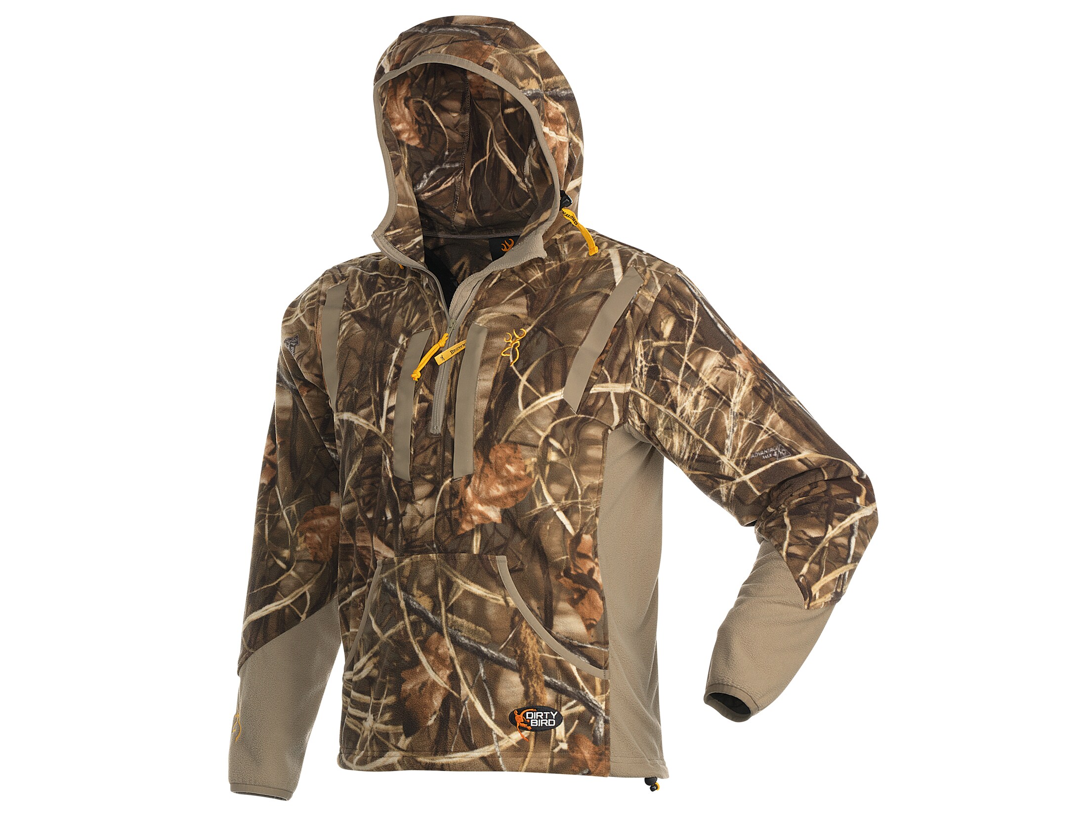 Browning Men s Dirty Bird Fleece Pullover Polyester Realtree Max 4