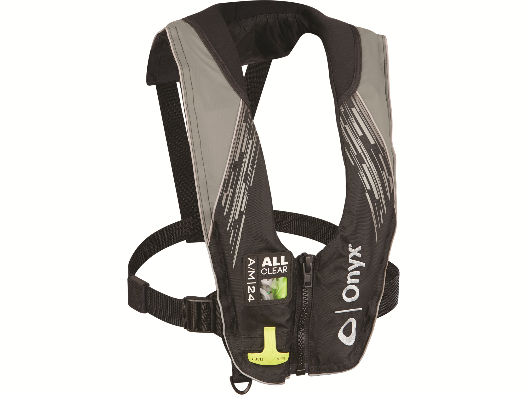 Onyx A/M-24 All Clear Automatic/Manual Inflatable Life Jacket Grey