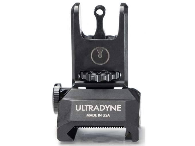 Ultradyne C2 Flip-Up Aperture Front Sight AR-15 Aluminum Black