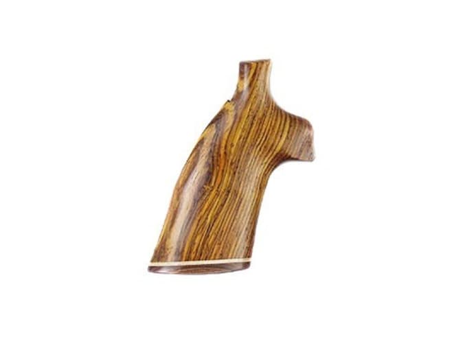 Hogue Fancy Hardwood Grips with Accent Stripe S&W N-Frame Square Butt