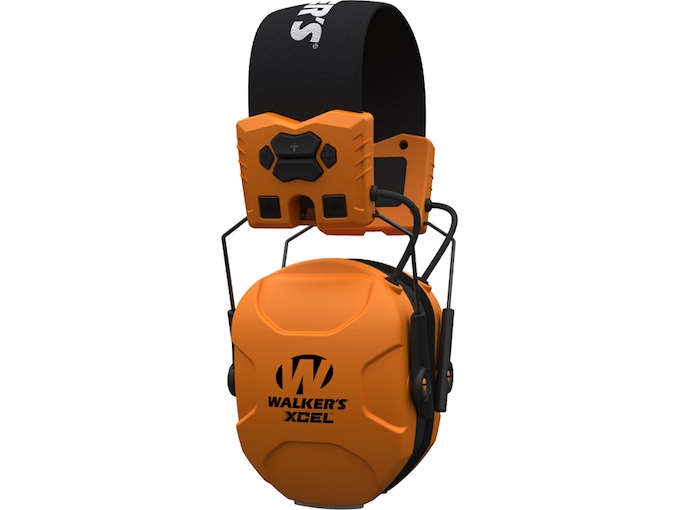 Walker's Xcel 100 Electronic Earmuffs (NRR 26dB) Blaze Orange