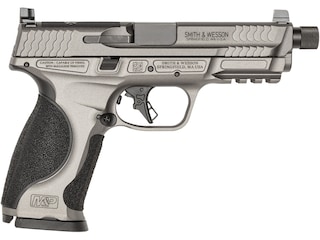 Smith & Wesson M&P9 M2.0 Semi Automatic Pistol 9mm Luger 4.625" Barrel 17+1-Round Gray Black image
