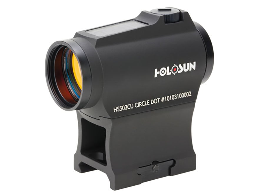Holosun HS503CU Paralow Red Dot Sight 1x 20mm 65 MOA Circle 