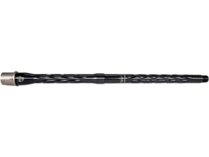 Faxon Match Series Barrel AR-15 300 AAC Blackout 1 in 8" Twist 16" Flame Fluted Carbine Length Gas Port 5R Rifling Stainless Steel Nitride with Nickel Teflon Extension