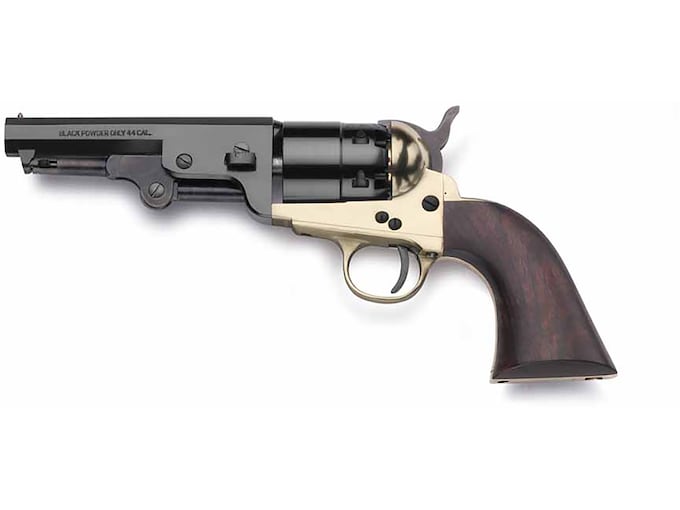 Pietta 1851 Navy Sheriff Black Powder Revolver 44 Caliber 5.5" Barrel Brass Frame Blue