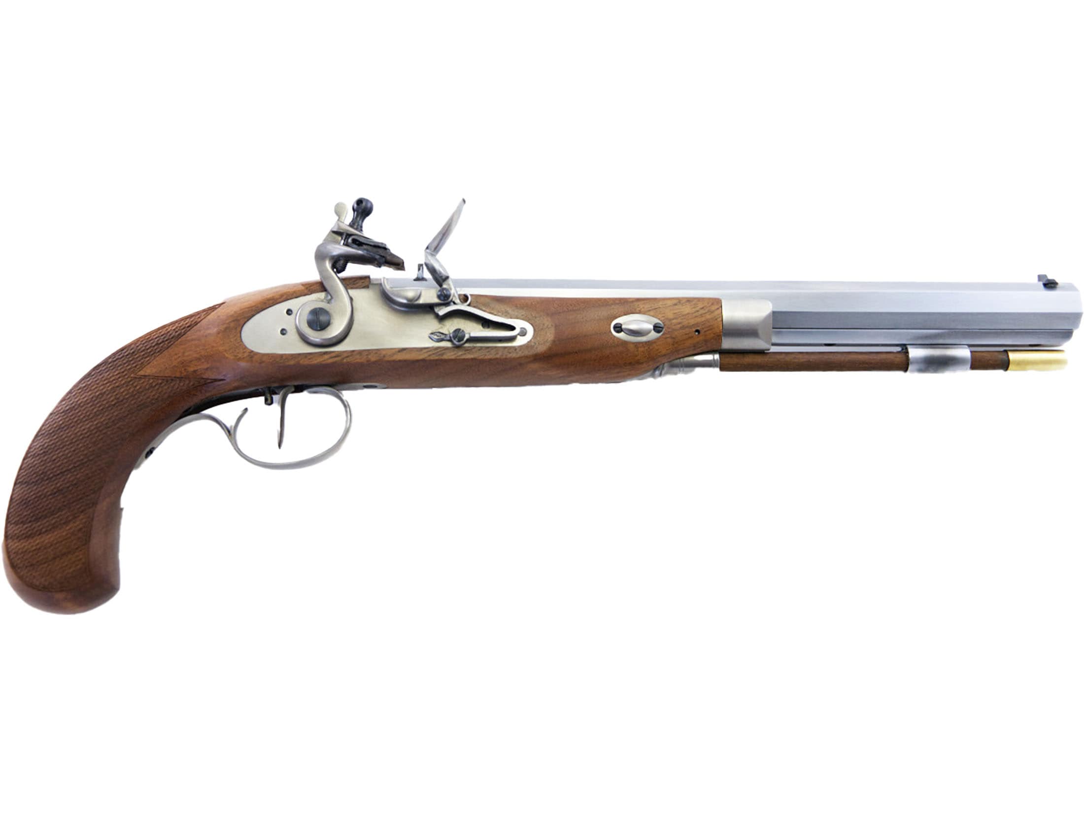 Pedersoli Charles Moore Flintlock Muzzleloading Pistol 45 Cal 11