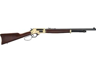Henry Brass Side Gate Lever Action Centerfire Rifle 45-70 Government 20" Barrel Blued and Walnut Straight Grip image