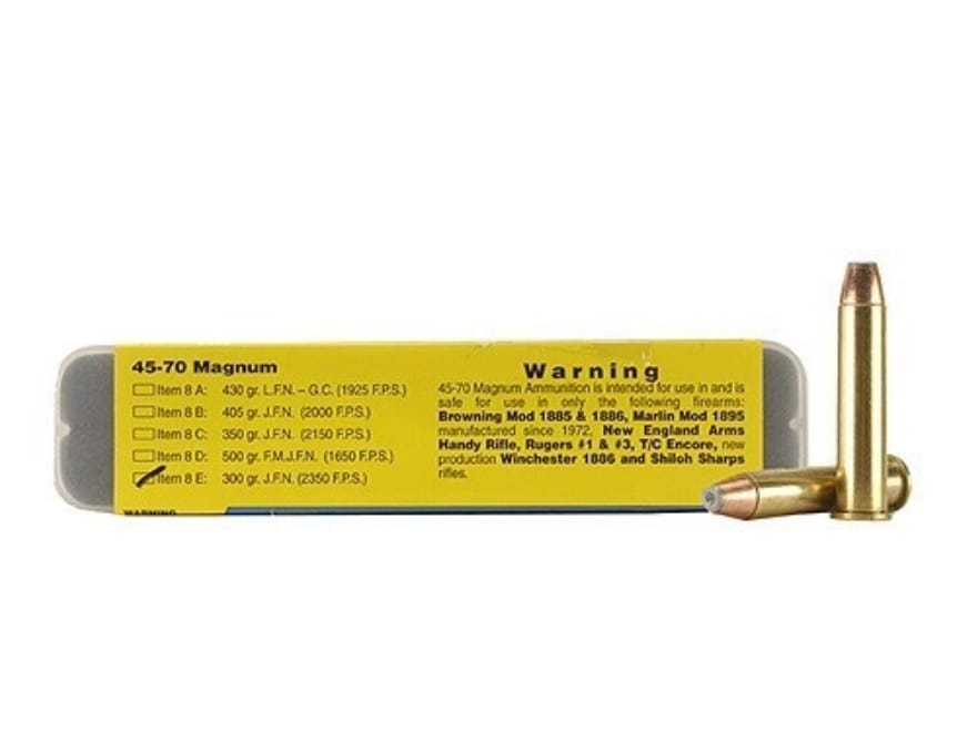 Buffalo Bore Smokeless Black Powder Equivalent Ammo 45-70 Government