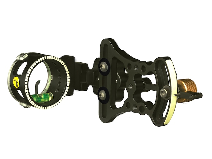 Trophy Ridge Pursuit 1-Pin Slider Bow Sight with Light .019" Pin Diameter Right Hand Black