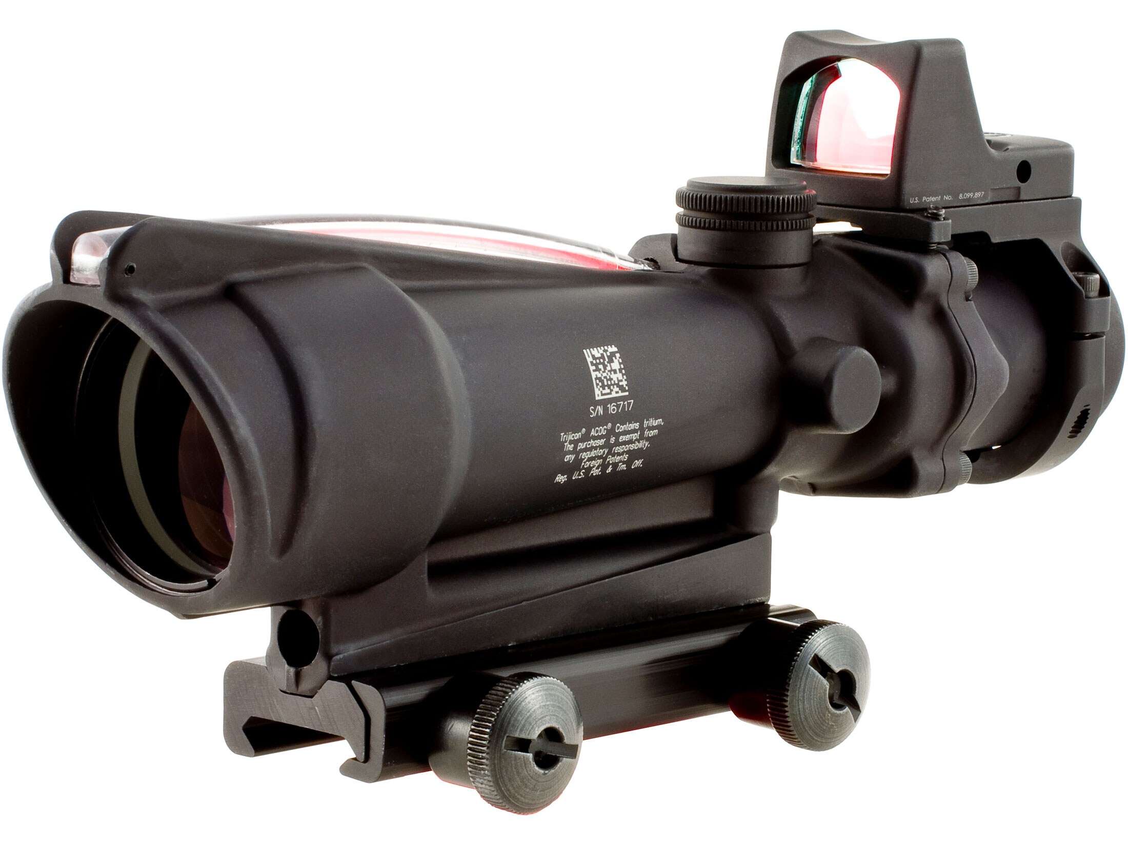 Evolution Gear Trijicon Acog レッド Trijicon ACOG Rifle Scope 3.5x 35mm Dual-Illuminated Red Crosshair 223