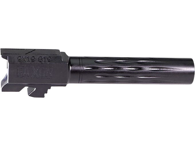 Faxon Match Series Barrel Glock 19 9mm Luger 1 in 10" Twist Flame Fluted Stainless Steel
