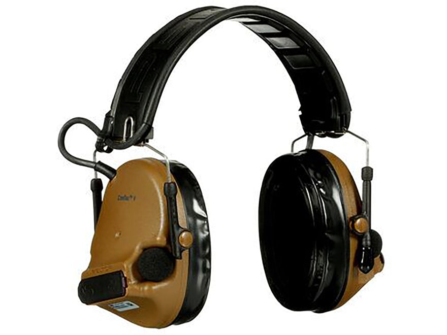 Peltor ComTac V Hearing Defender Electronic Headset (NRR 23dB) Green