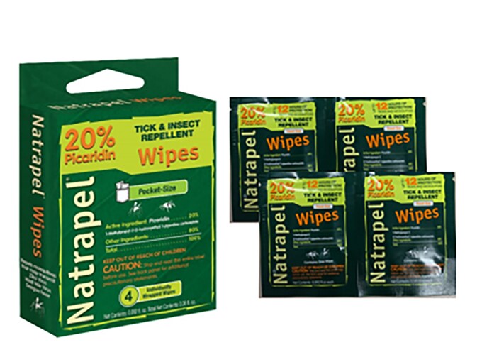 Natrapel Insect Repellent Wipes Travel 4PK
