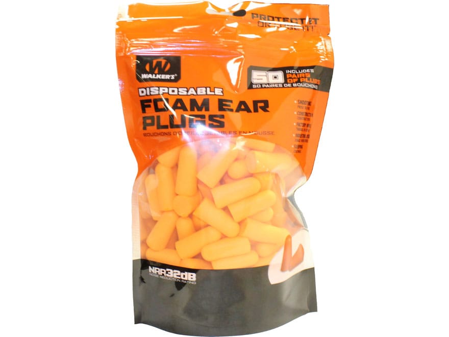 Walker's Foam Ear Plugs