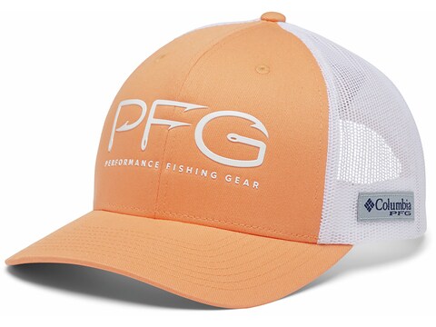 Columbia Mens PFG Hook Logo Mesh Trucker Hat