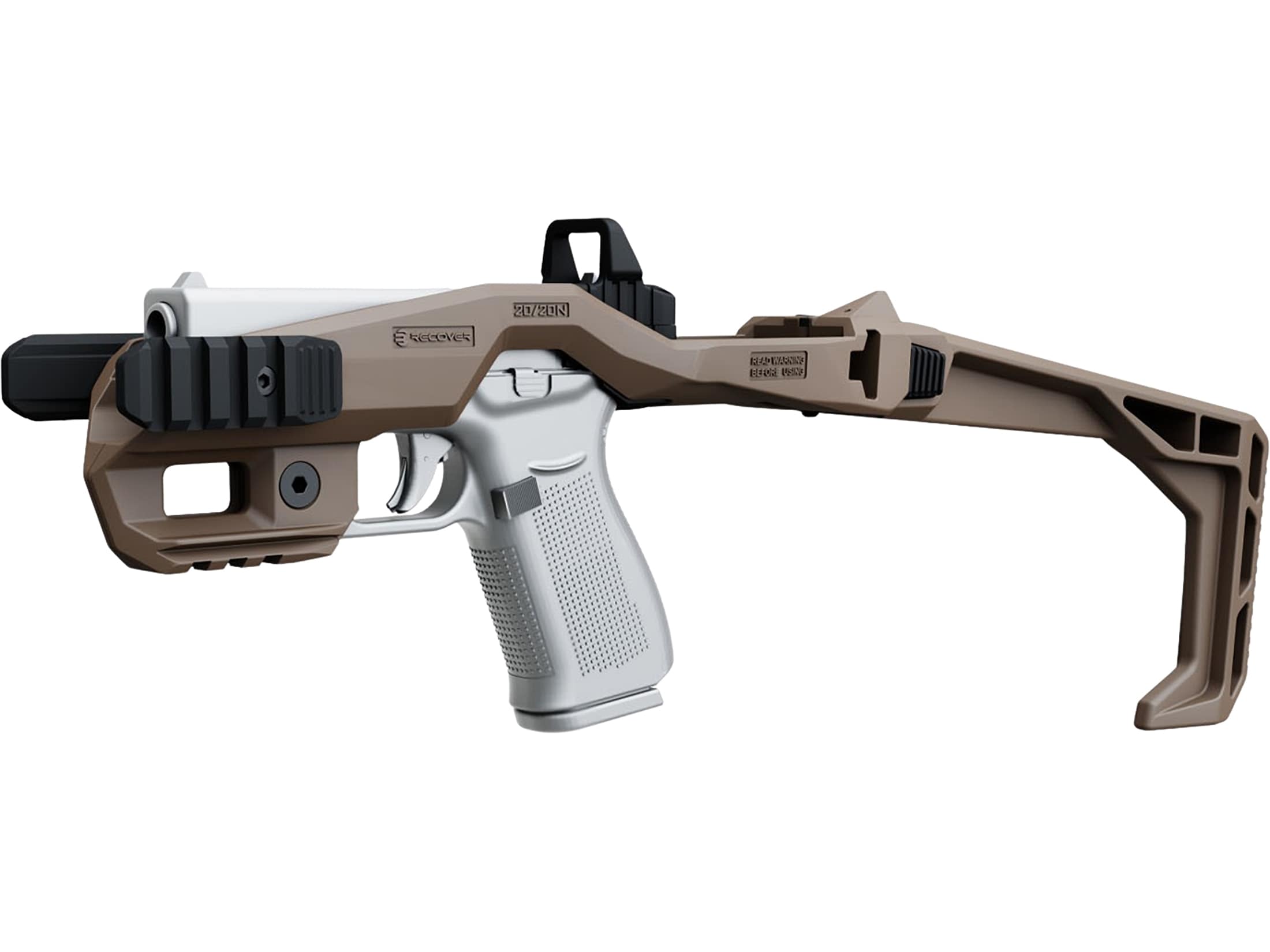 Recover Tactical 20/20N Stabilizer Brace Kit Glock Black