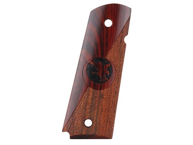 Nighthawk Custom Grips 1911 Government, Commander with Nighthawk Logo 1/2 Stippled Cocobolo