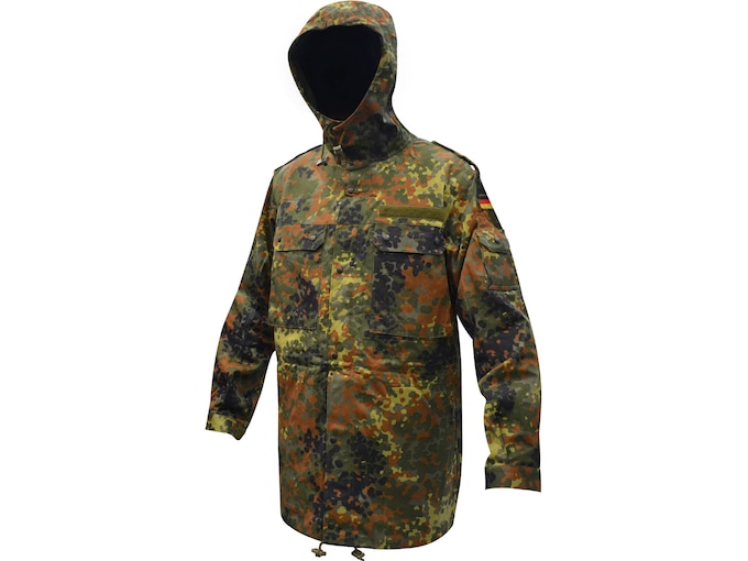 Military Surplus German Parka Grade 1 Flecktarn Camo Large