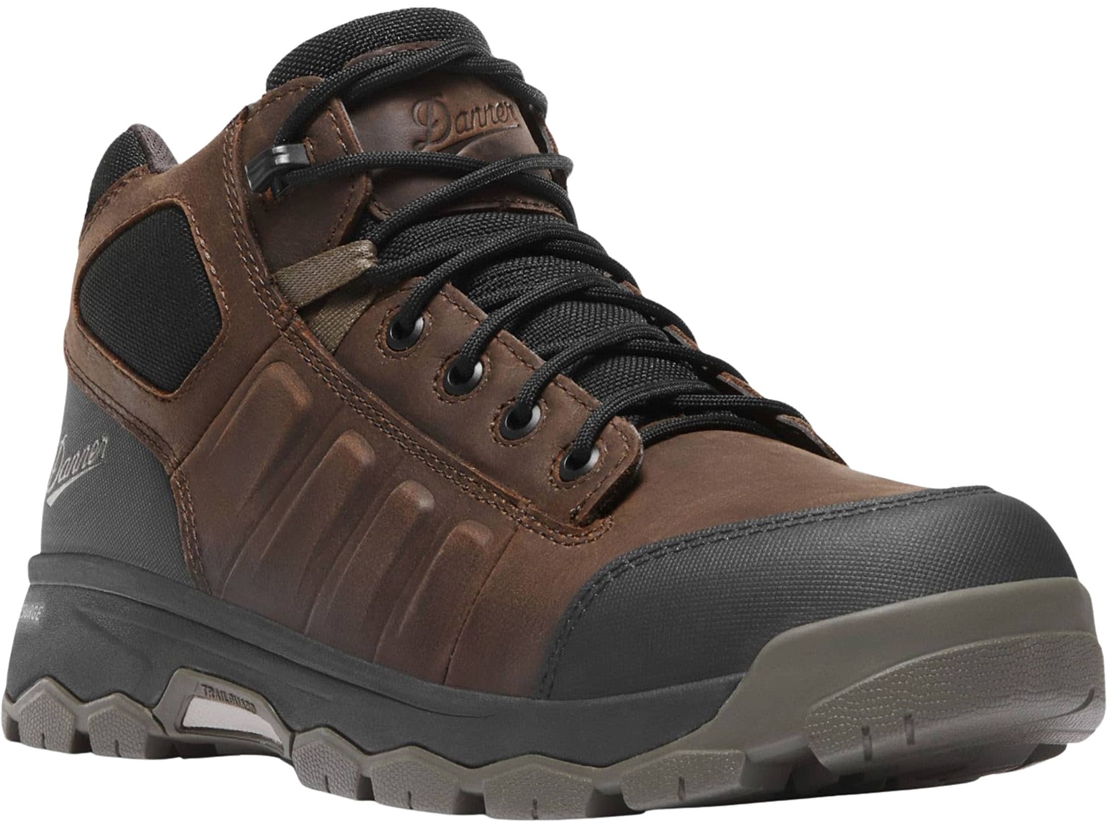 Danner Wheat Ridge 4.5 Work Boots Leather Brown/Olive Men's 11.5 EE
