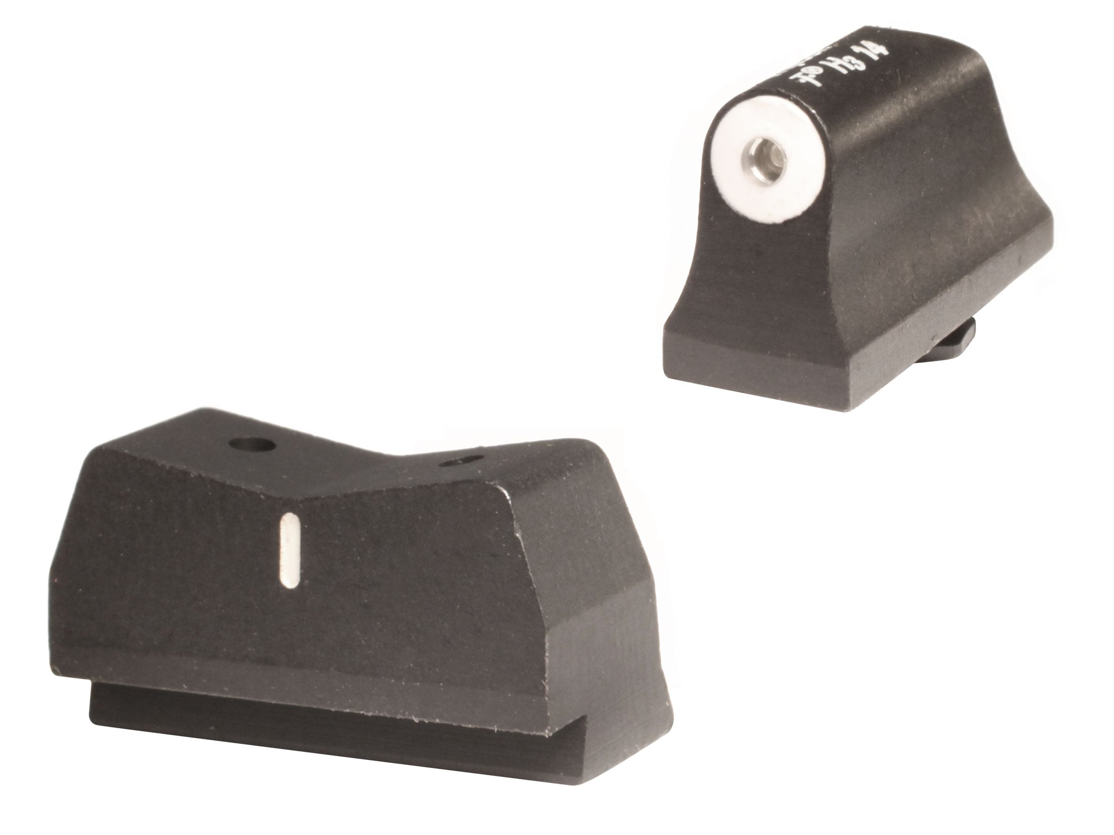 XS Sights R3D 2.0 Suppressor Height Night Sights - Tritium Sights For Glock 17, 19, 22, 23 & Most Models Gen 1-5