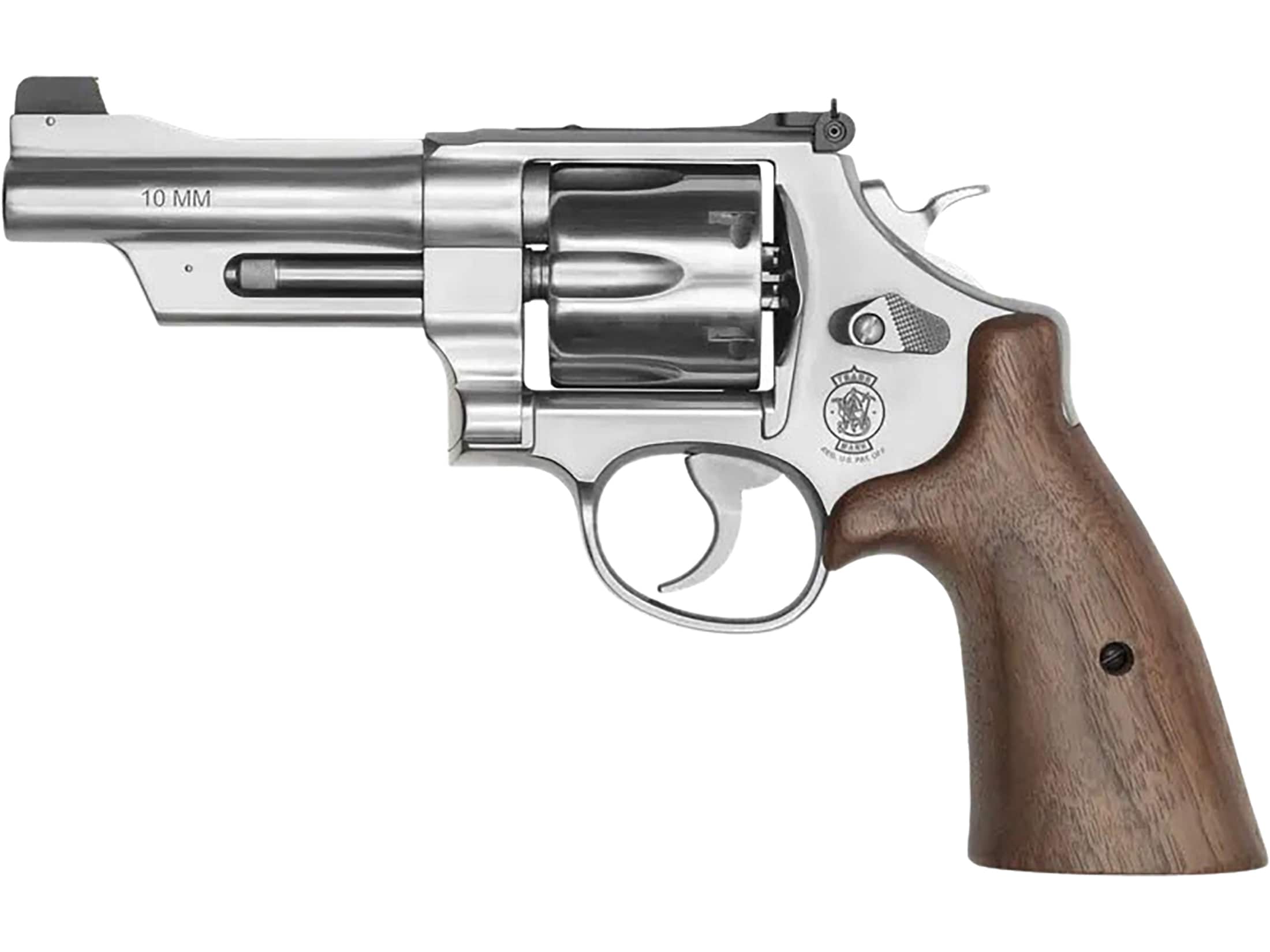 Smith & Wesson 610 Mountain Gun 10mm Auto Revolver 4 Brushed SS Barrel