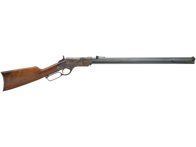 Henry Original Iron Framed Lever Action Rifle 44-40 WCF 24.5" Blued Barrel Case Hardened Frame Walnut Straight Grip Stock