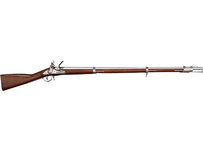 Pedersoli 1816 Harper's Ferry Muzzleloading Rifle 69 Caliber Flintlock 41" Polished Steel Walnut Stock