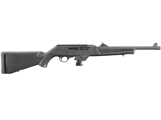 Ruger PC Carbine Semi-Automatic Centerfire Rifle 9mm Luger 16.12" Fluted Barrel Black and Black Fixed image