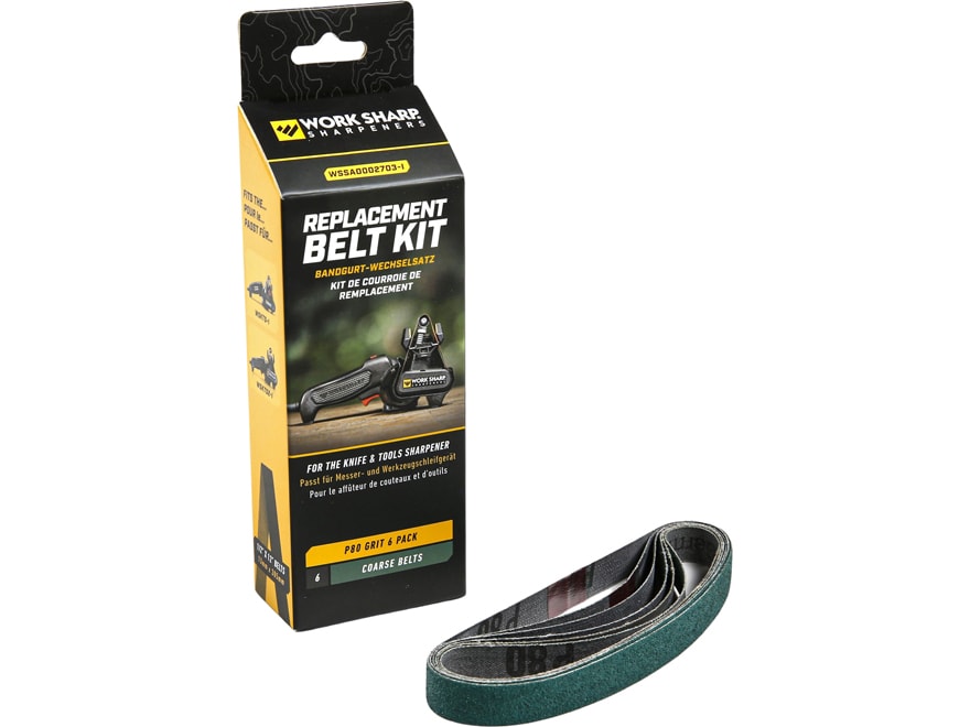 Work Sharp P80 Grit Belt Kit 