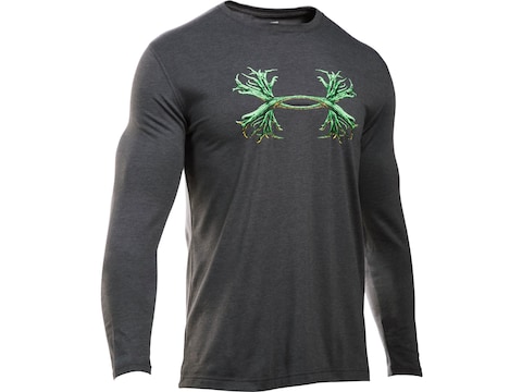 Under Armour Men's UA Antler Logo T-Shirt Long Sleeve Poly/Cotton