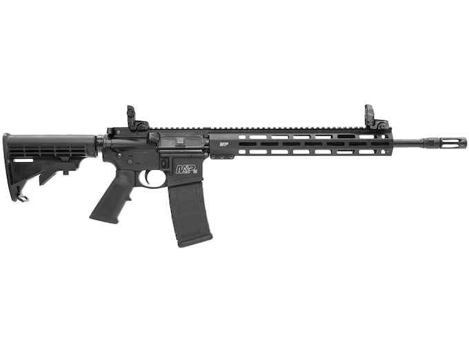 Smith & Wesson M&P 15T Tactical Semi-Automatic Centerfire Rifle 5.56x45mm NATO 16" Barrel Black and Black Collapsible