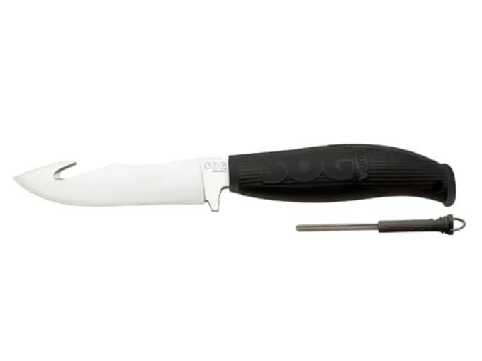 Sog Aura Hunting Gut Hook Fixed Blade Knife 5 Drop Point 7cr13 Ss