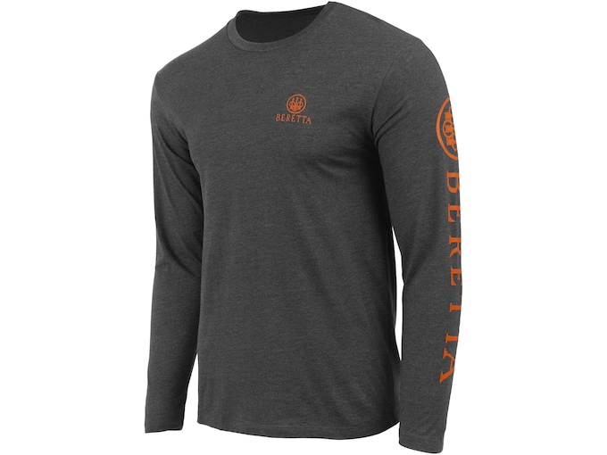 Beretta Men's Highball Long Sleeve T-Shirt Charcoal 2XL