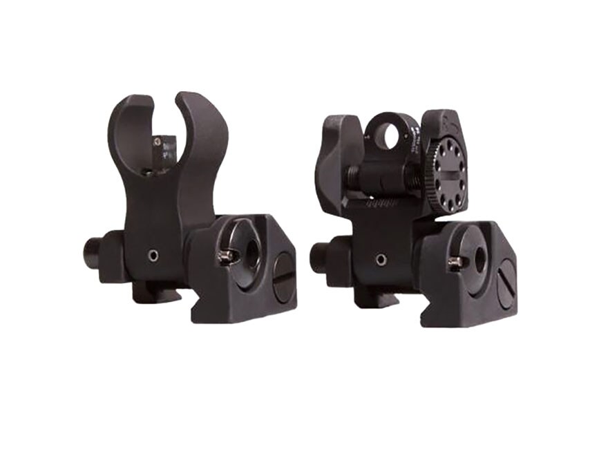 Troy Industries Micro Flip-Up Tritium Battle Sight Set HK Style Front