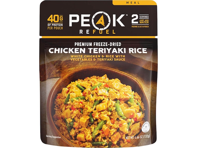 Peak Refuel Chicken Teriyaki & Rice Freeze Dried Food 4.66oz