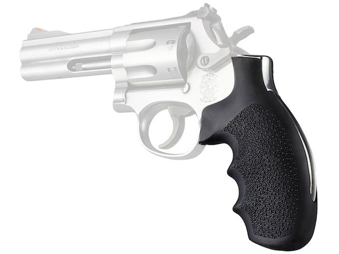 Hogue Monogrip Grips S&W K, L-Frame Round Butt Black