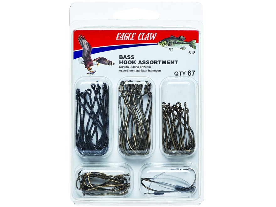Eagle Claw Bass Hook Assortment