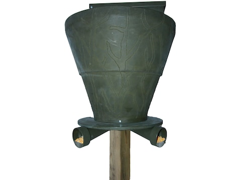 Banks Outdoors 40 Lb Feed Bank Game Feeder Polyethylene Green