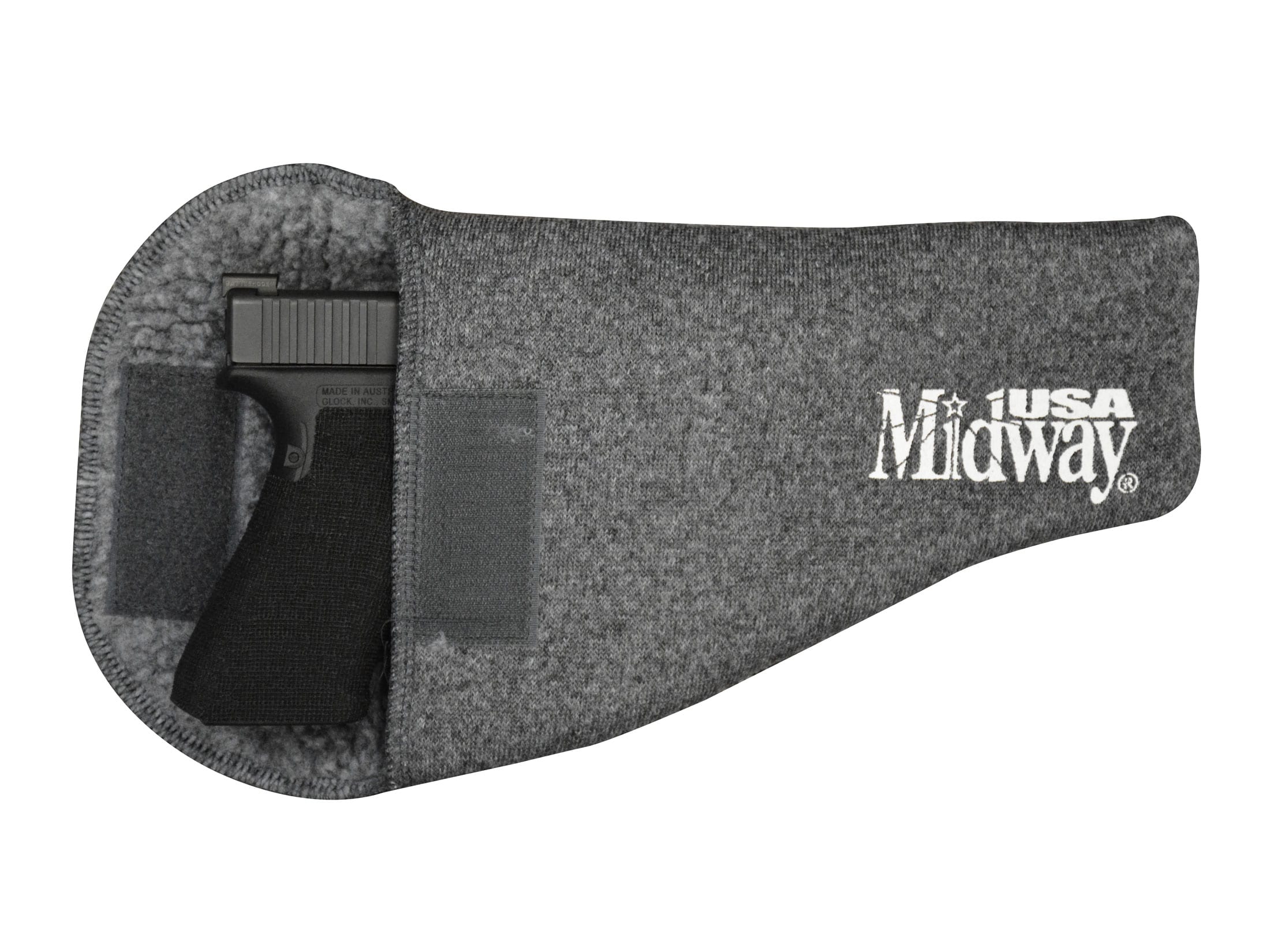 MidwayUSA Silicone Treated Pistol Case Dark Gray 15