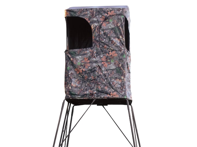 Rivers Edge Outpost 10' Tower Blind Steel Black