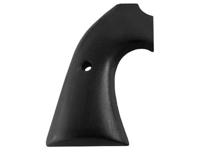 Vintage Gun Grips Colt Bisley Plain Wide Short Length Polymer Black