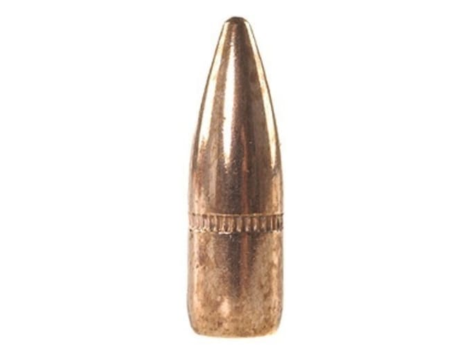 Factory Second Bullets 22 Caliber (224 Diameter) 55 Grain Full Metal Jacket Boat Tail with Cannelure Box of 100 (Bulk Packaged)