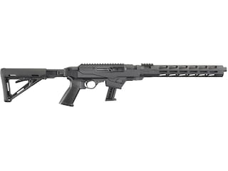 Ruger PC Carbine Semi-Automatic Centerfire Rifle 9mm Luger 16.12" Fluted Barrel Black and Black Collapsible image