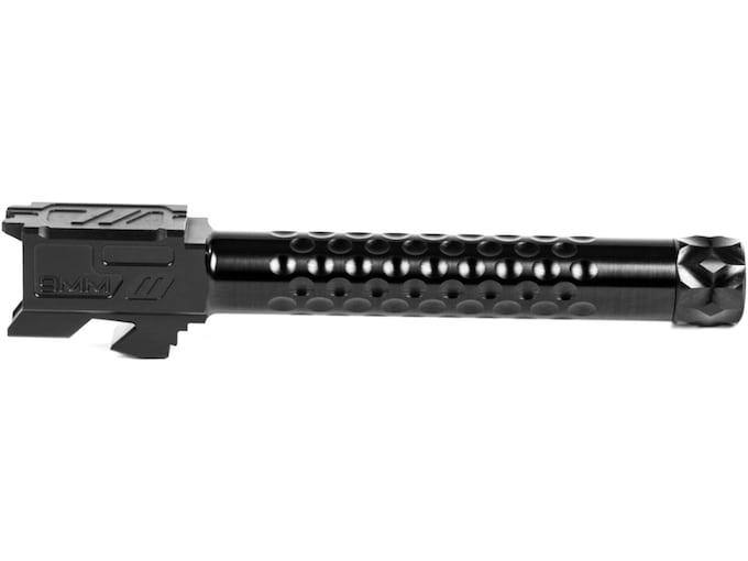ZEV Technologies Optimized Match Barrel Glock 17 Gen 1, 2, 3, 4 9mm Luger 4.97" Dimpled 1/2"-28 Thread Stainless Steel