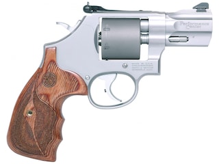 Smith & Wesson Performance Center Model 986 Revolver 9mm Luger 2.5" Barrel 7-Round Stainless Wood image