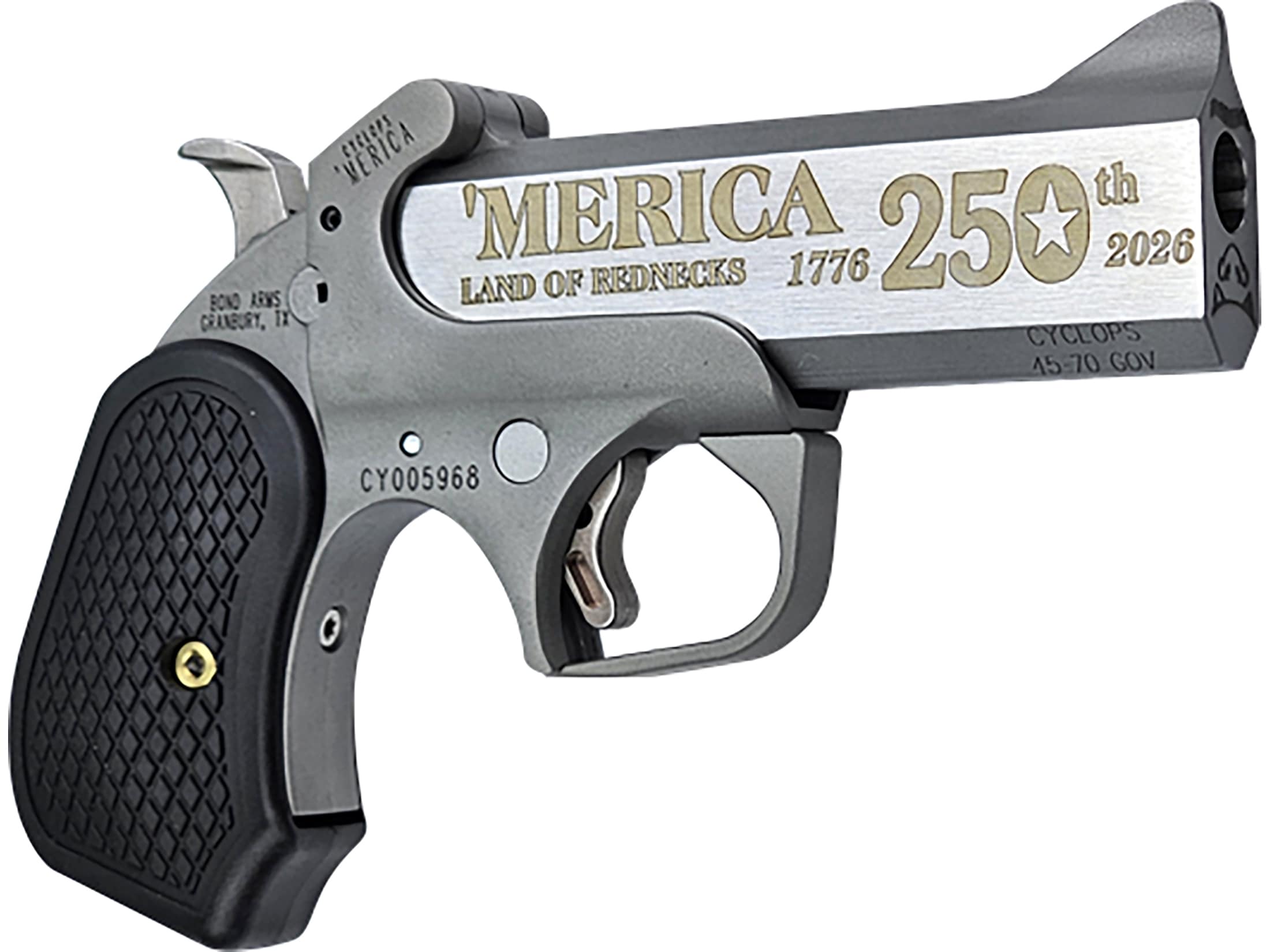 U.S.M Pistol ガスガン Bond Arms Merica 250th Cyclops 45-70 Government Pistol 4.25 Barrel 1