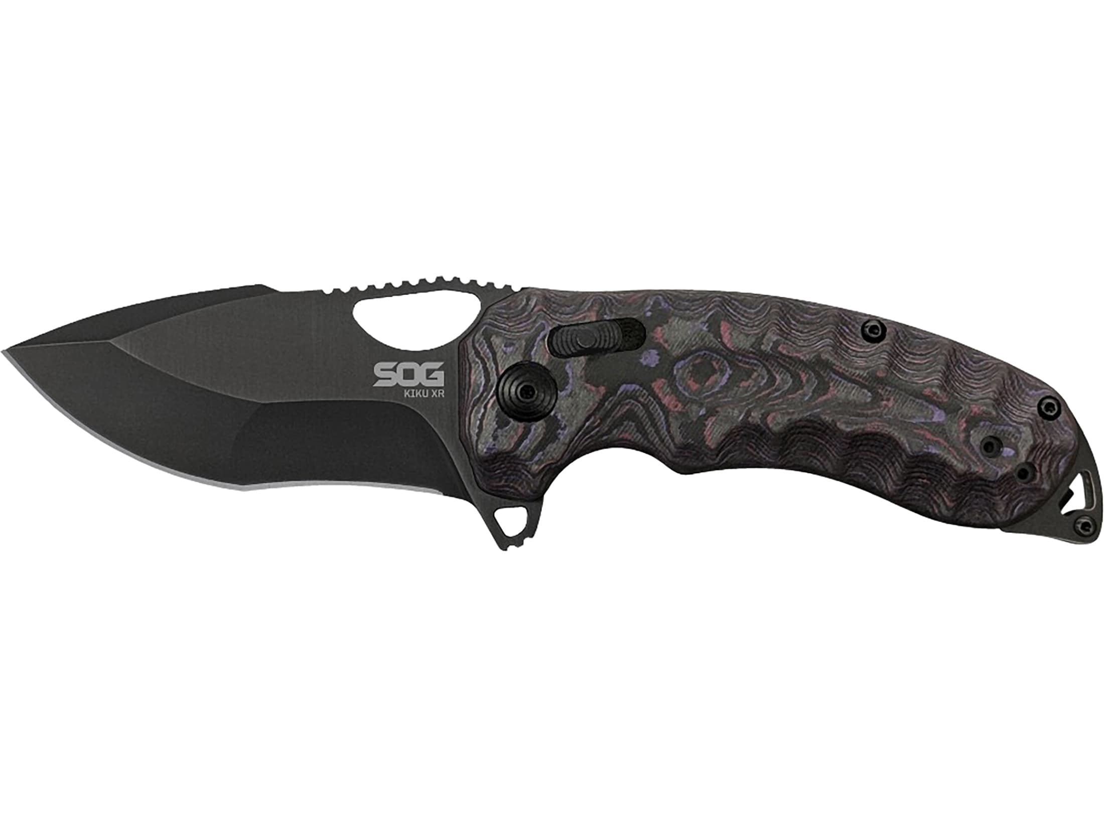 SOG Limited Edition Kiku XR Pocket Knife 3.03 Drop Point CTS-XHP Black