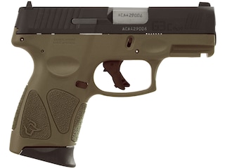 Taurus G3c Semi-Automatic Pistol 9mm Luger 3.2" Barrel 12-Round Black OD Green image