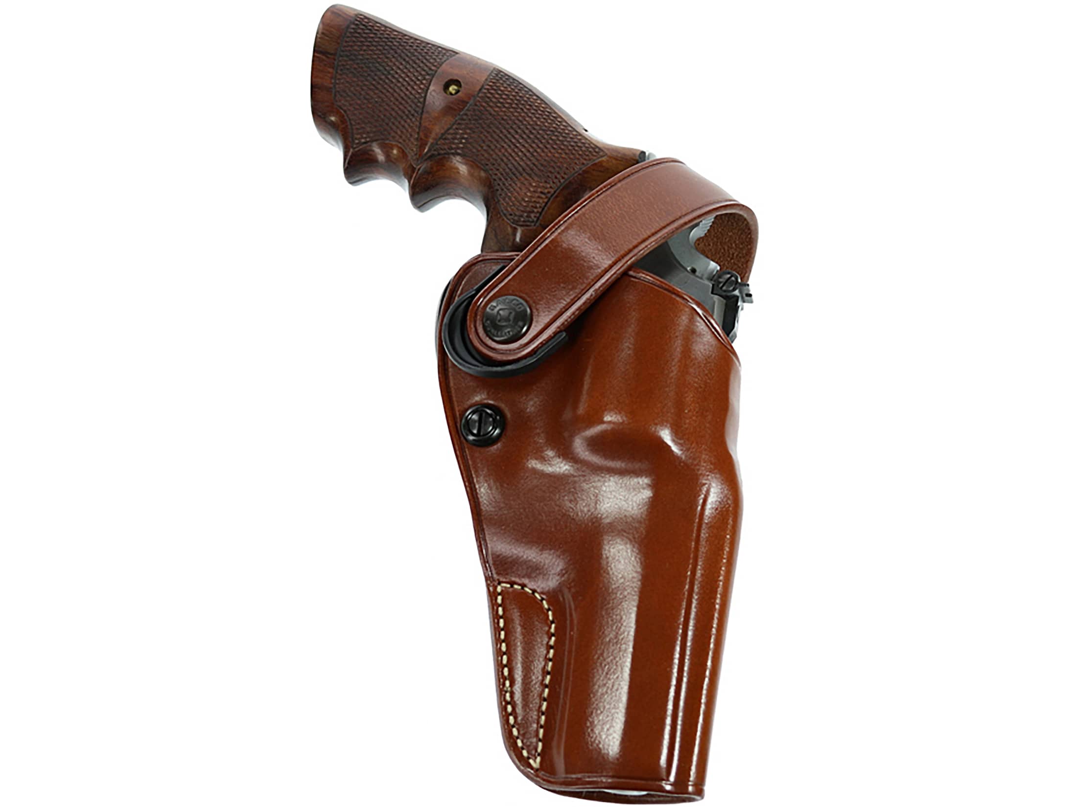 SPEED BEEZ® Leather Cross Draw Revolver Holster OWB